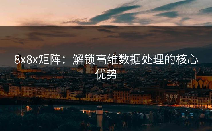 8x8x矩阵：解锁高维数据处理的核心优势  第1张